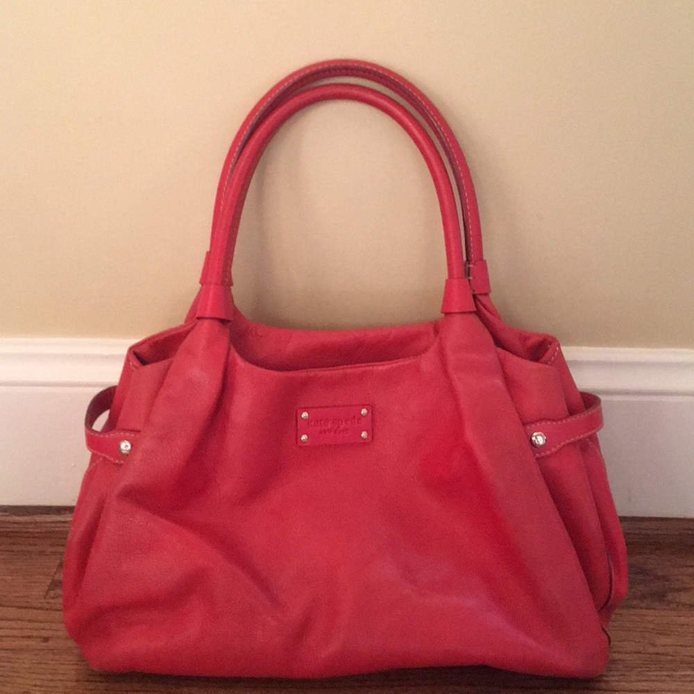Kate spade bright coral shopper
